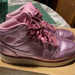 Jordan Women's Pink High-Top Sneakers